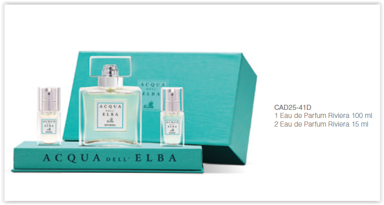 Giftset - Riviera - Eau de Parfum - 100ml + 2x15 ml - Acqua dell Elba